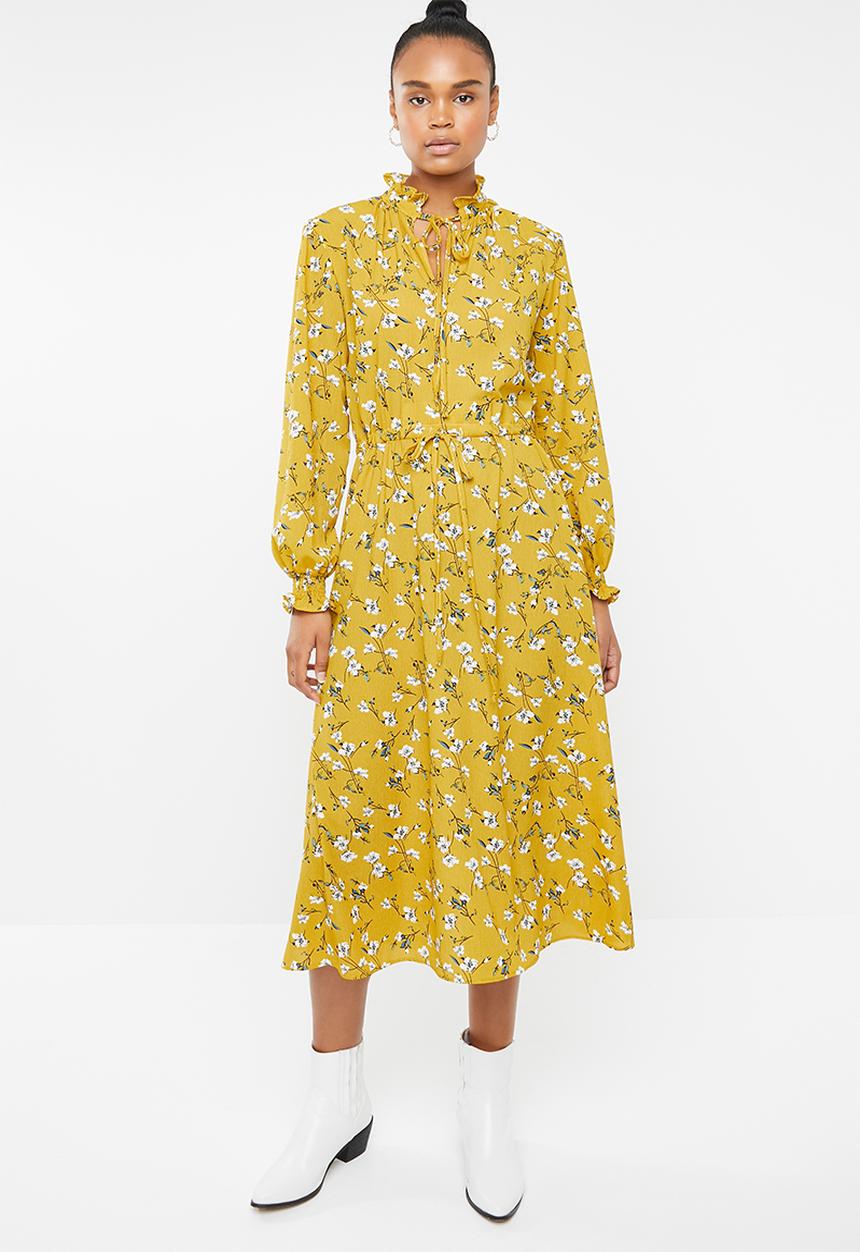 Superbalist - Peasant dress - yellow 