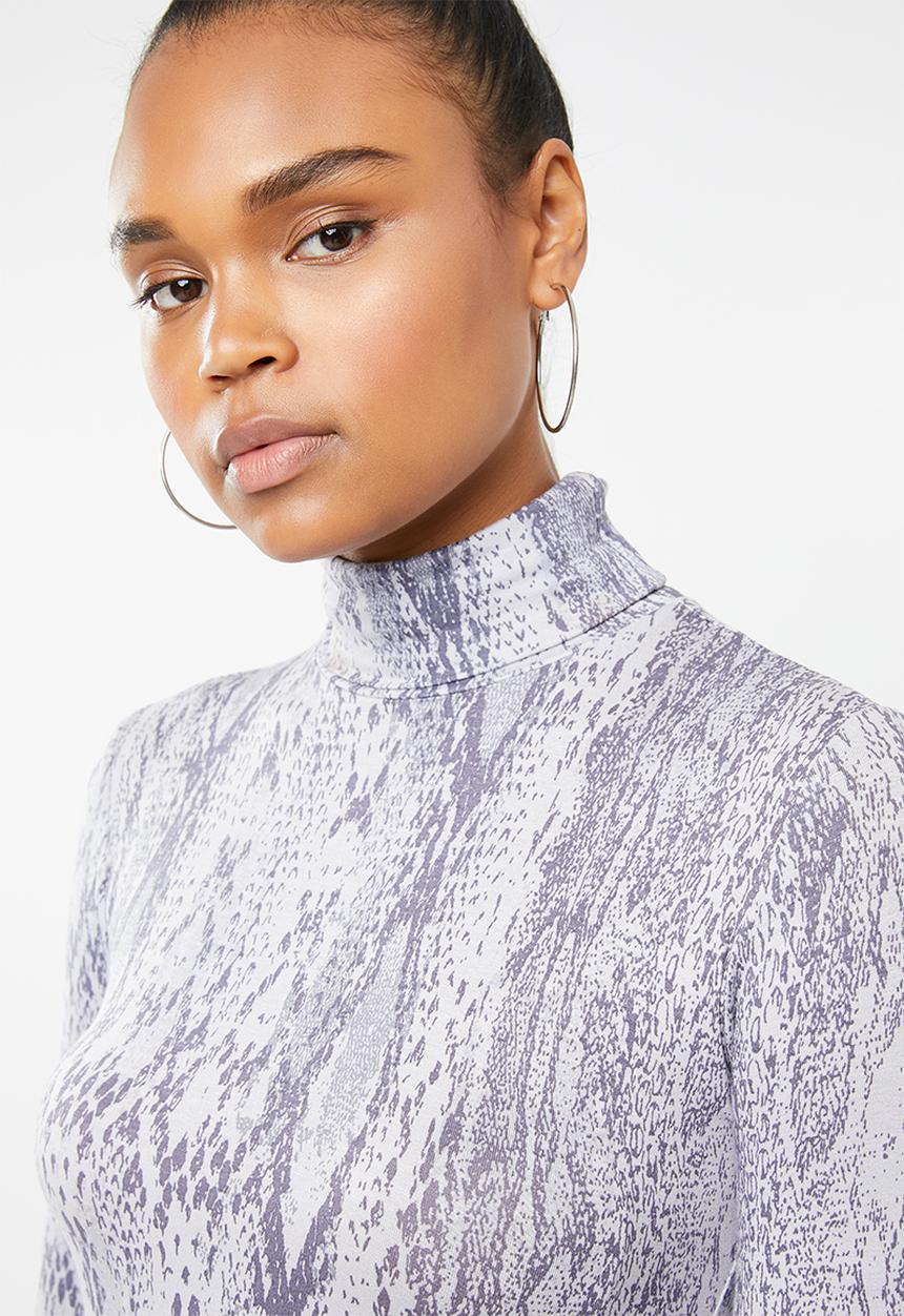 Superbalist - Poloneck bodycon - grey