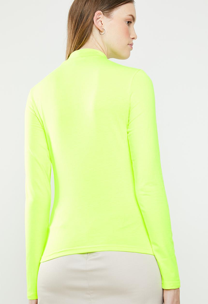 Superbalist - Lumo turtle neck top - neon yellow