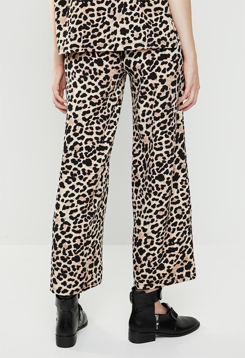 Superbalist - Animal print culottes - black & brown