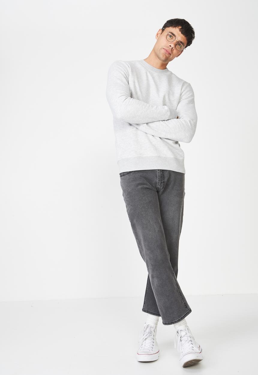 Cotton On - Crew fleece - grey