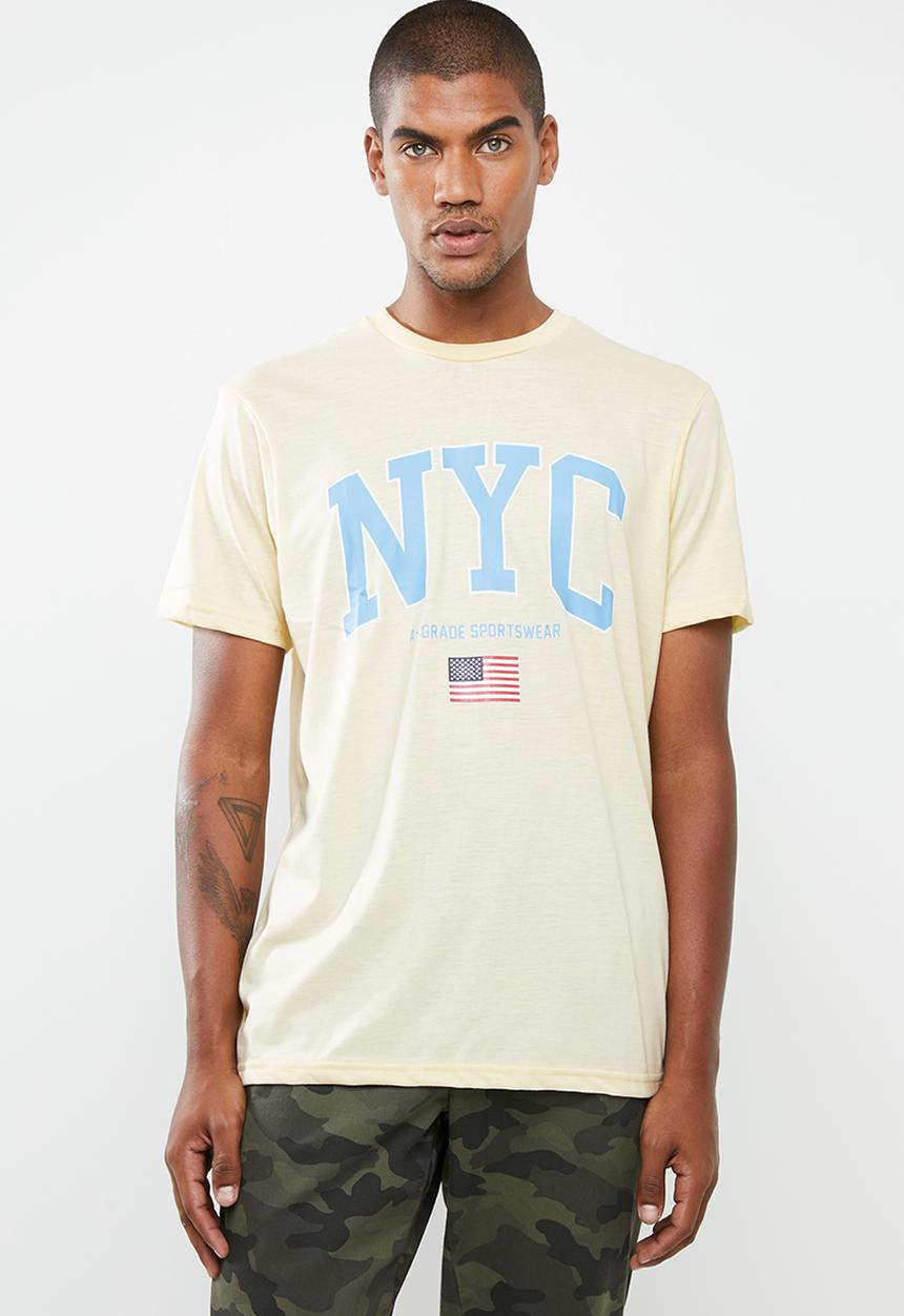 Cotton On - Tbar short sleeve tee 2 - yellow