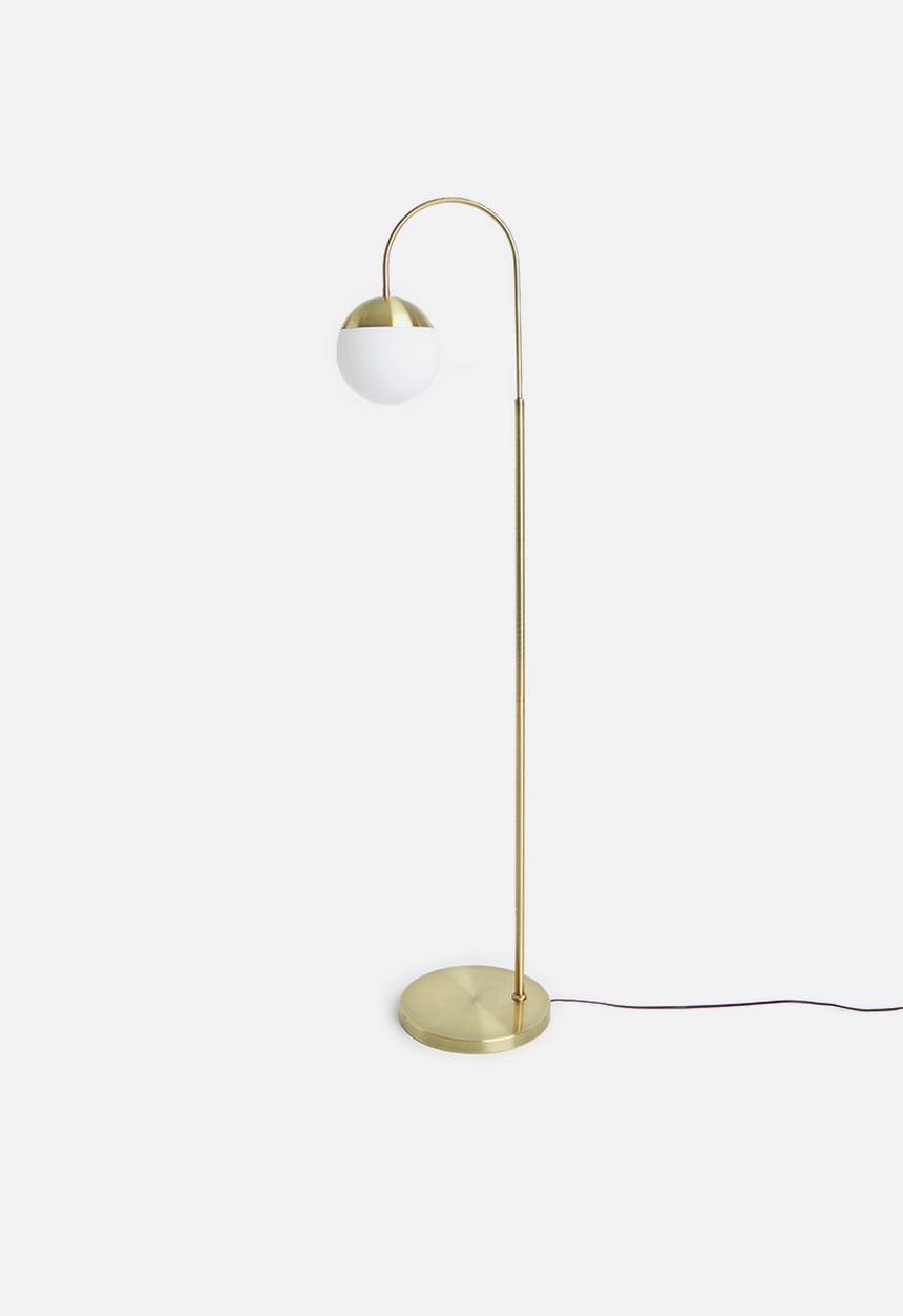 Sixth Floor - Stem floor lamp - gold