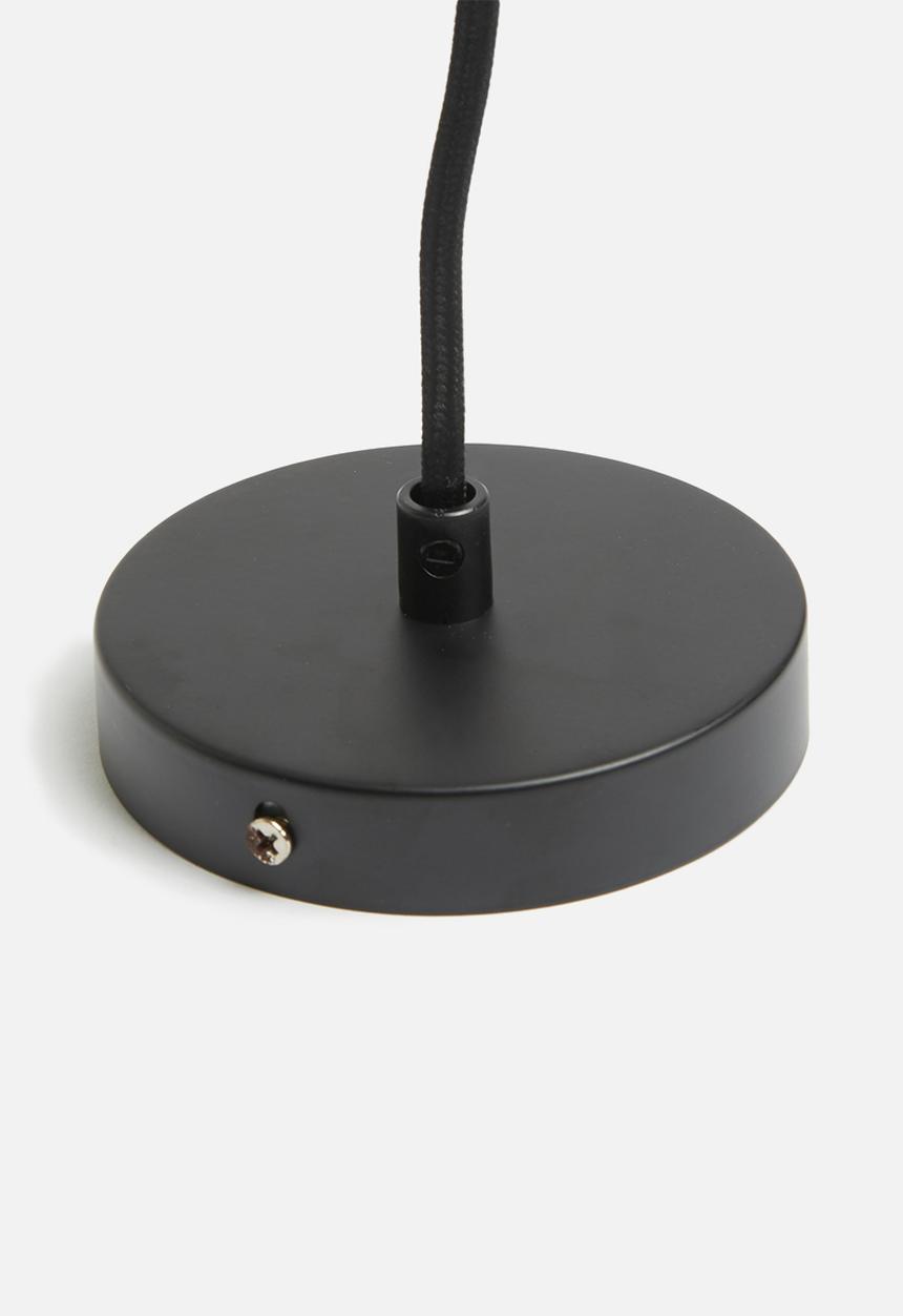 Sixth Floor - Poise pendant - black