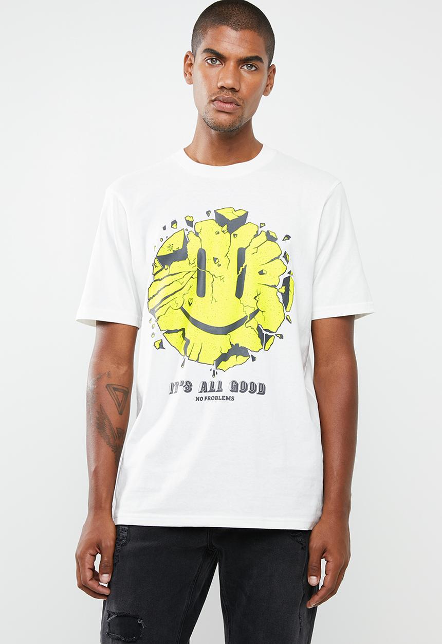 Cotton On - Its all good vintage Tbar tee - white