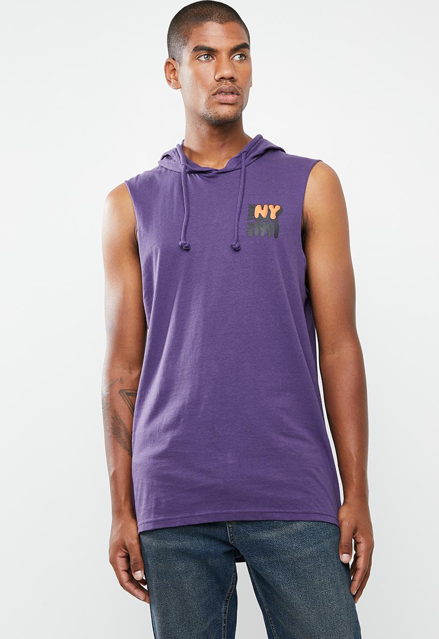 Cotton On - Hustle muscle tank - purple