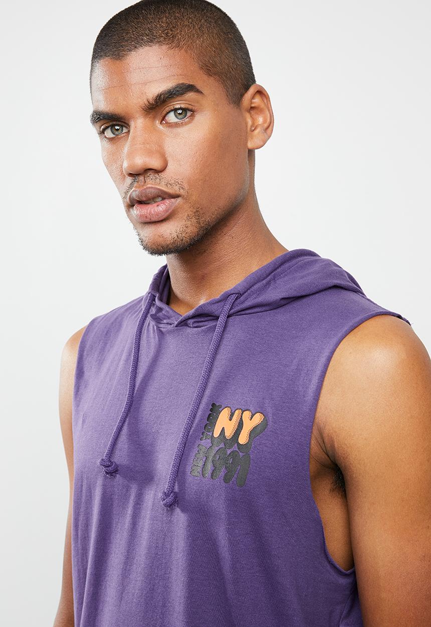 Cotton On - Hustle muscle tank - purple