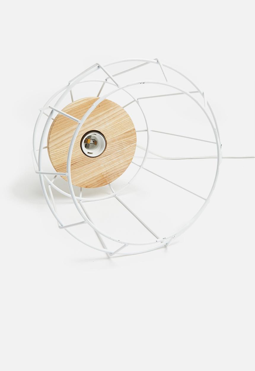 Sixth Floor - Astro pendant - wood/white