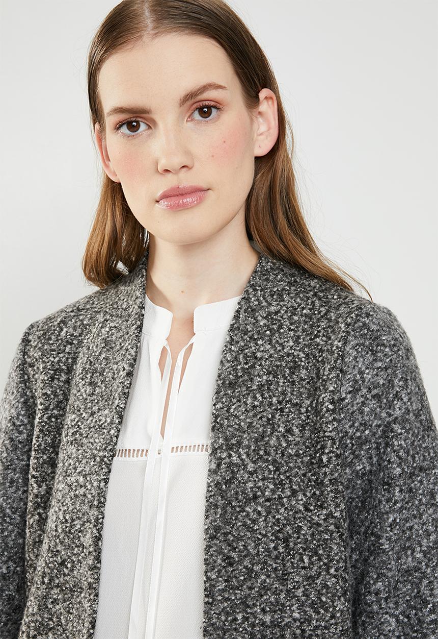 ONLY - Once longline tailored blazer - grey