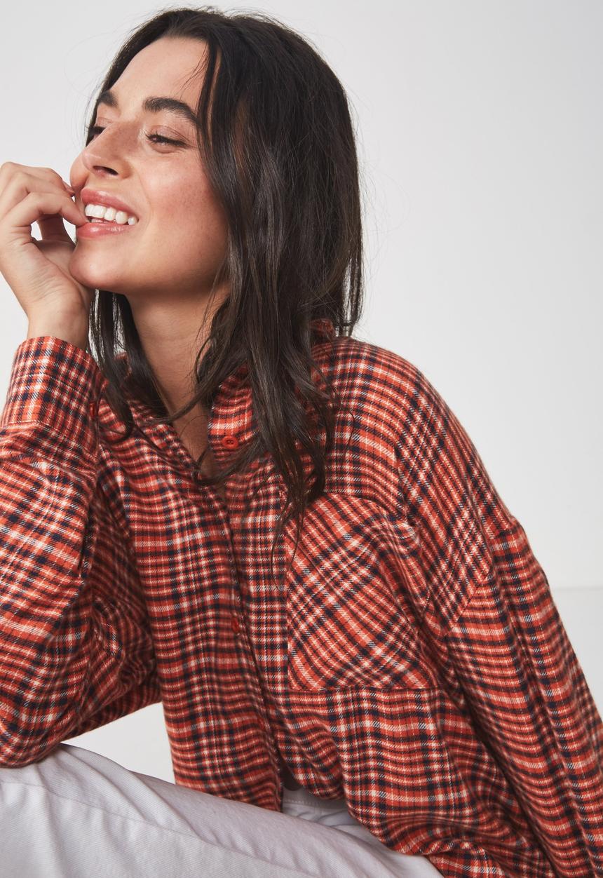 Cotton On - Casual hudson shirt - orange 