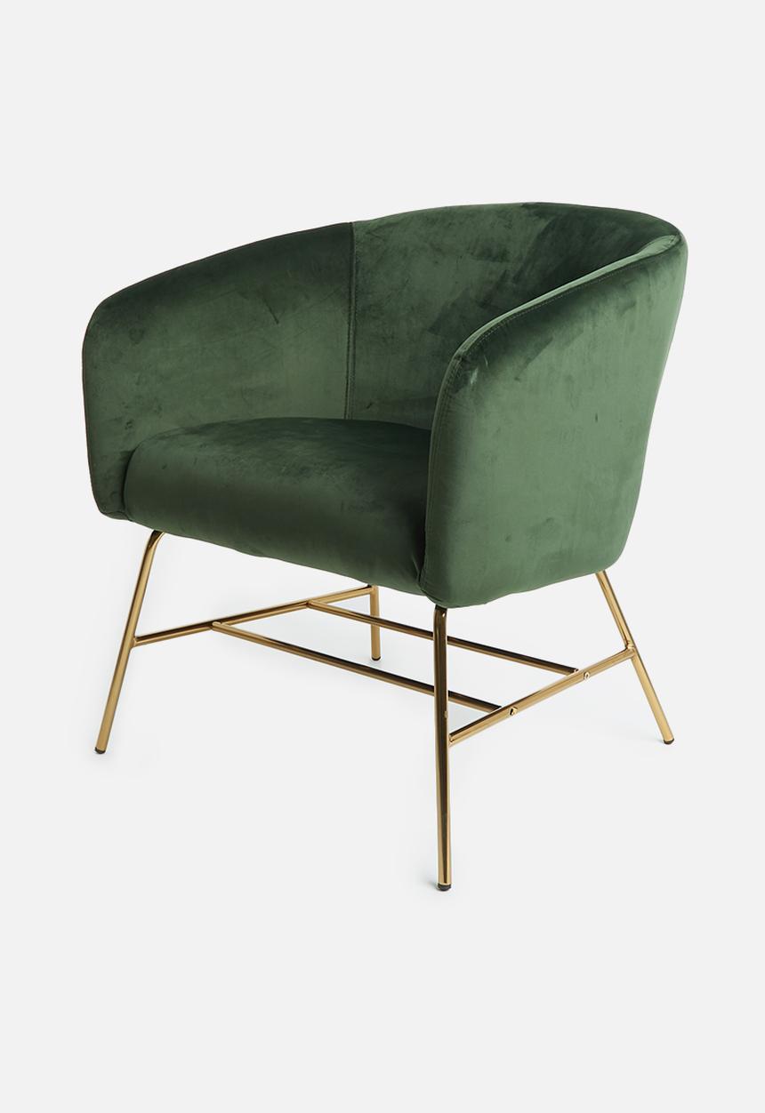Sixth Floor - Ramsey resting chair - forest green