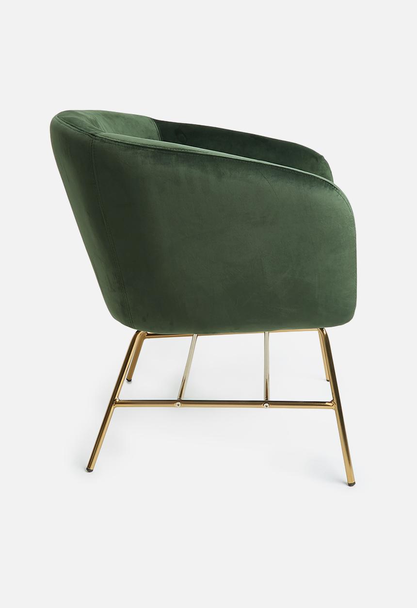 Sixth Floor - Ramsey resting chair - forest green