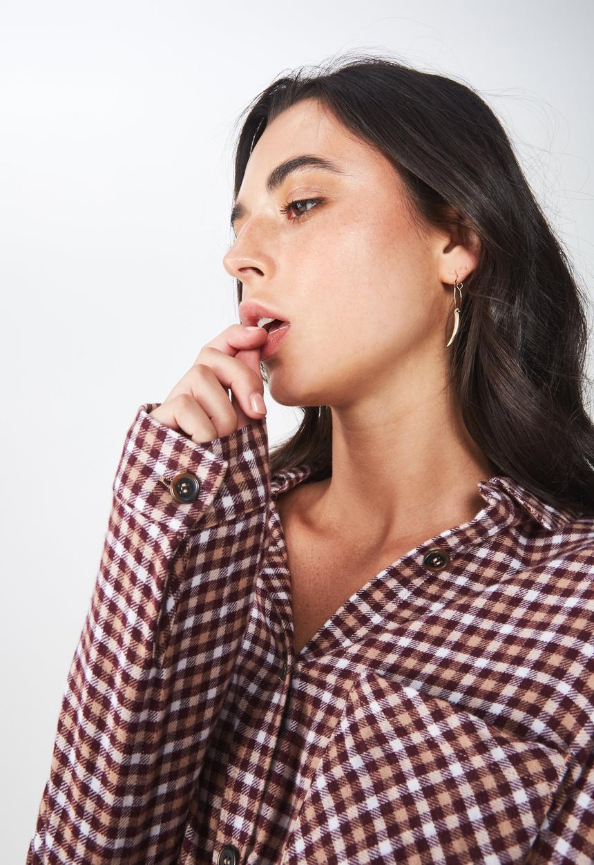 Cotton On - Serena tie front shirt - multi