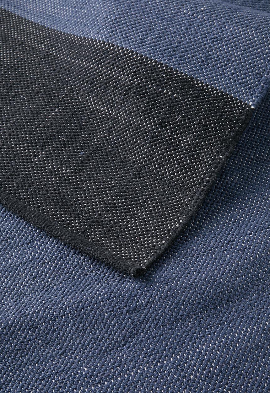 Sixth Floor - Bloccare woven rug - rust/black