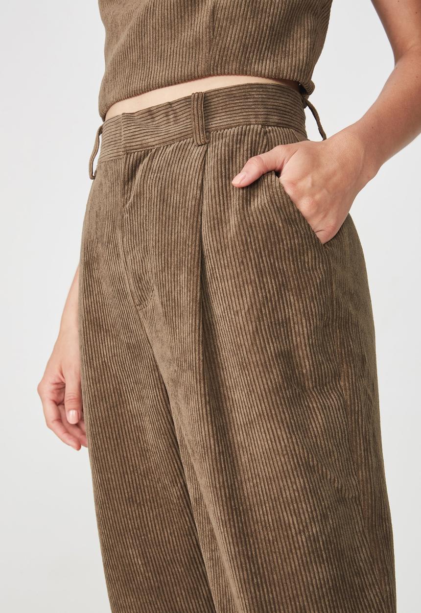 Cotton On - Harley pants - brown 
