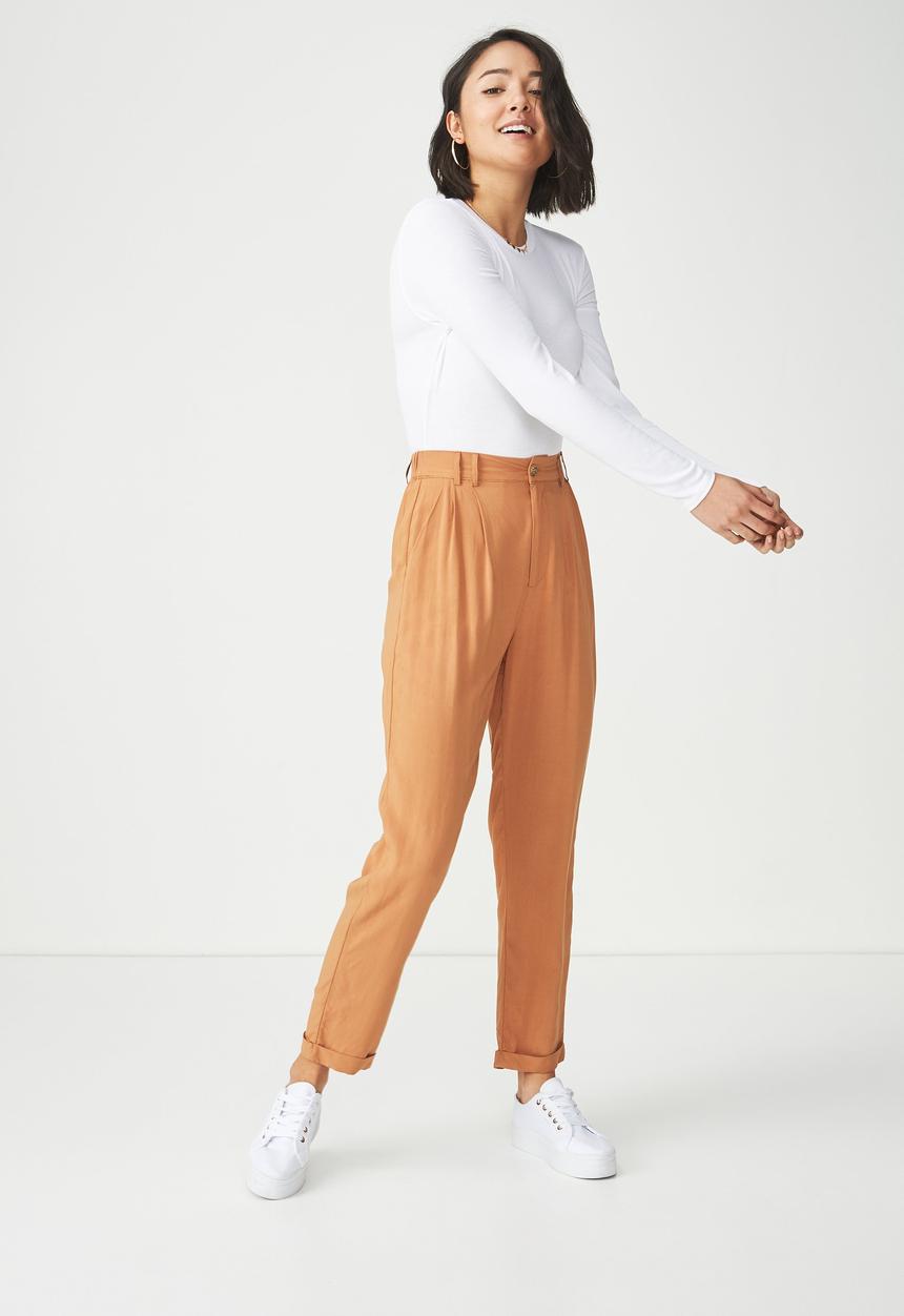 Cotton On - Baby tee long sleeve bodysuit - white