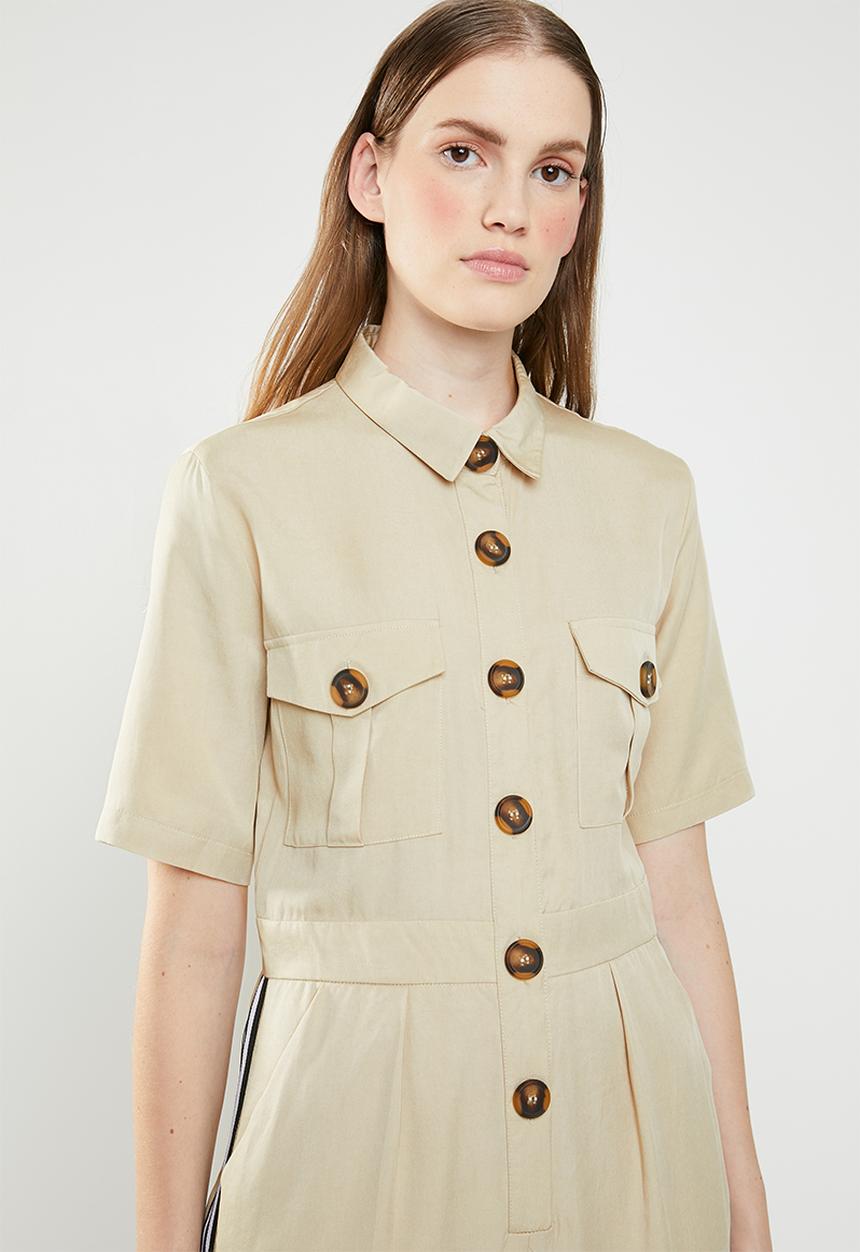 Superbalist - Utility jumpsuit - beige