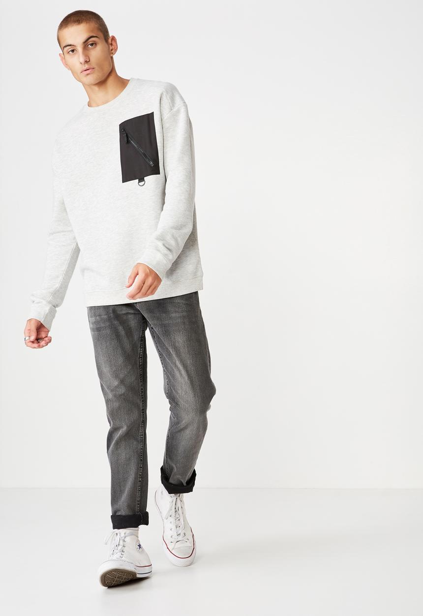 Cotton On - Drop shoulder - grey 