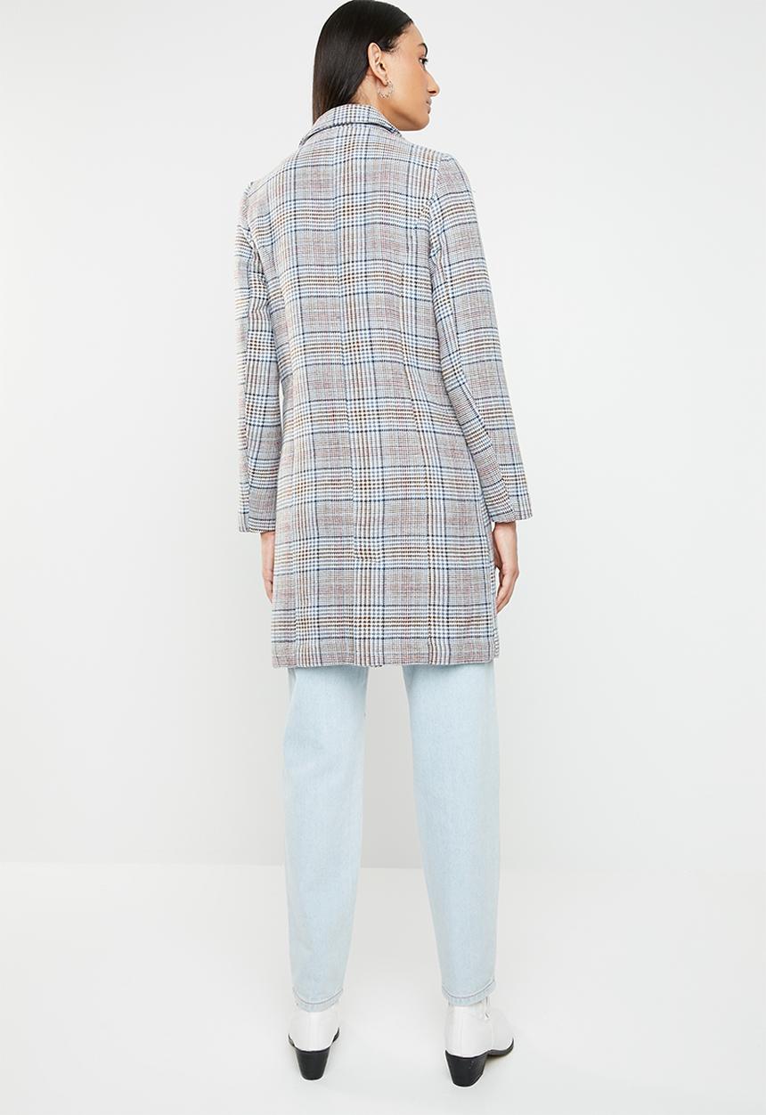 ONLY - Isa bonded wool coat - multi