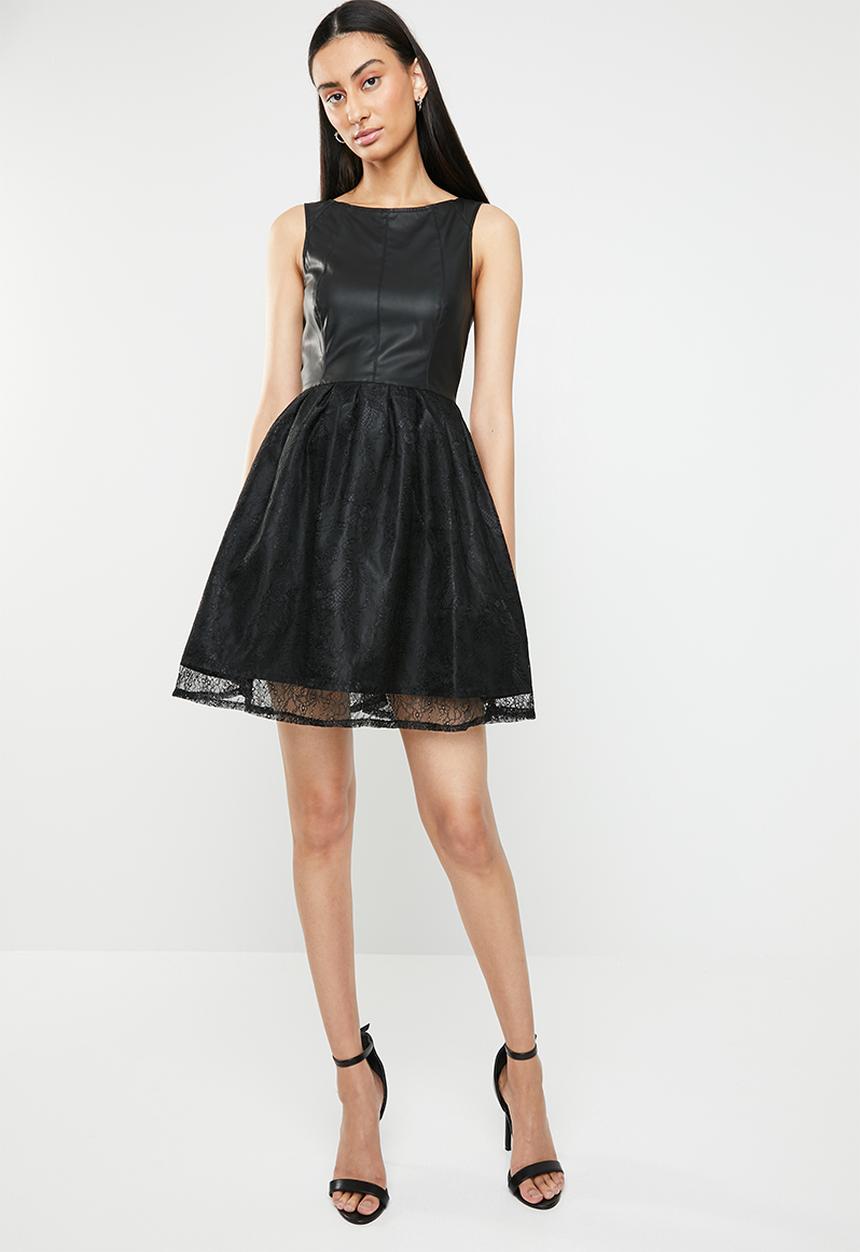 ONLY - Stella lace dress - black