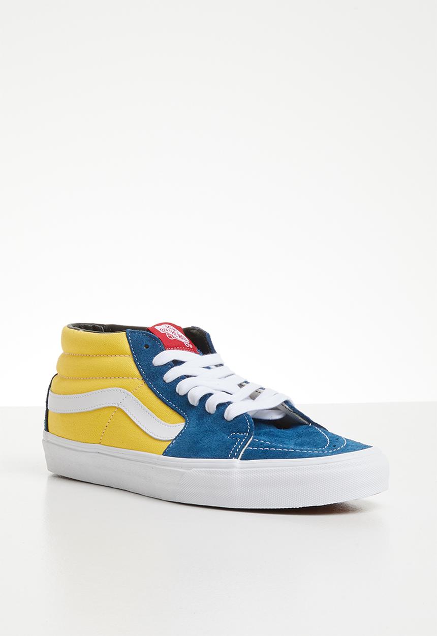 Vans - Vans Sk8-mid - blue & yellow