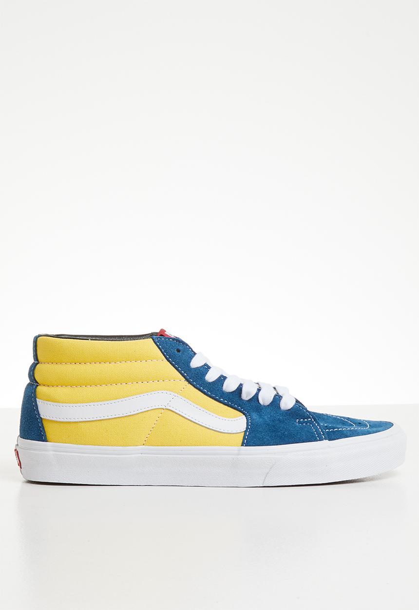 Vans - Vans Sk8-mid - blue & yellow