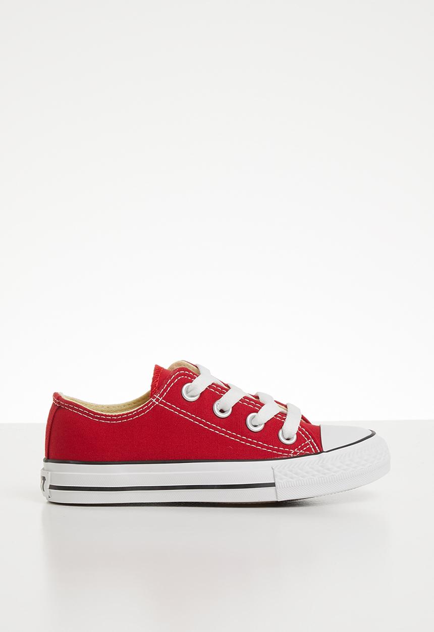 SOVIET - Viper kids  low cut sneaker - red