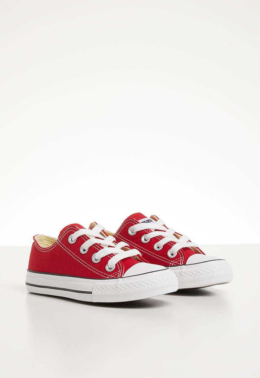 SOVIET - Viper kids  low cut sneaker - red