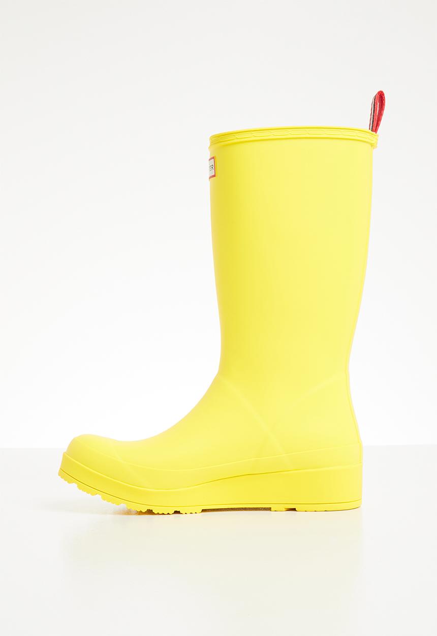 Hunter - Play boot tall - yellow