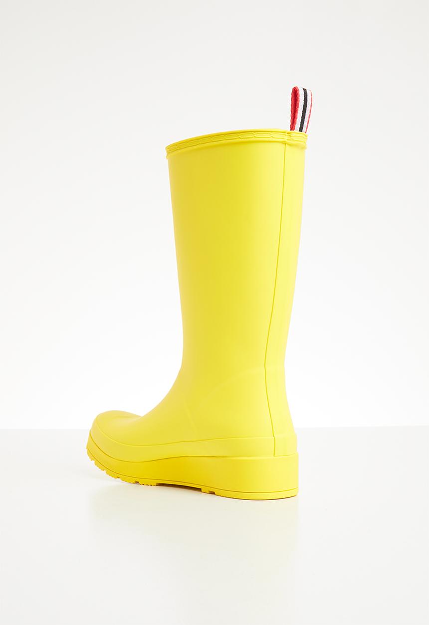 Hunter - Play boot tall - yellow