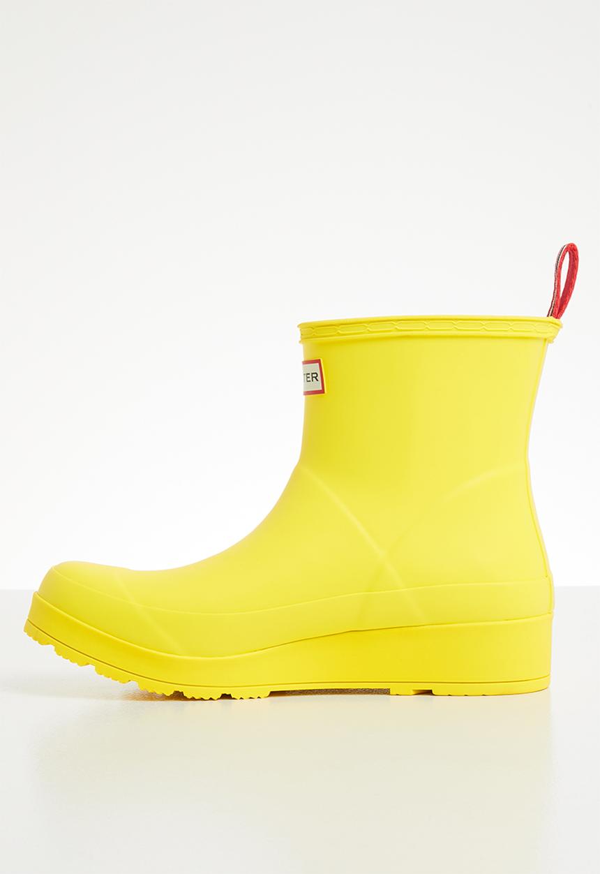 Hunter - Play boot short - yellow