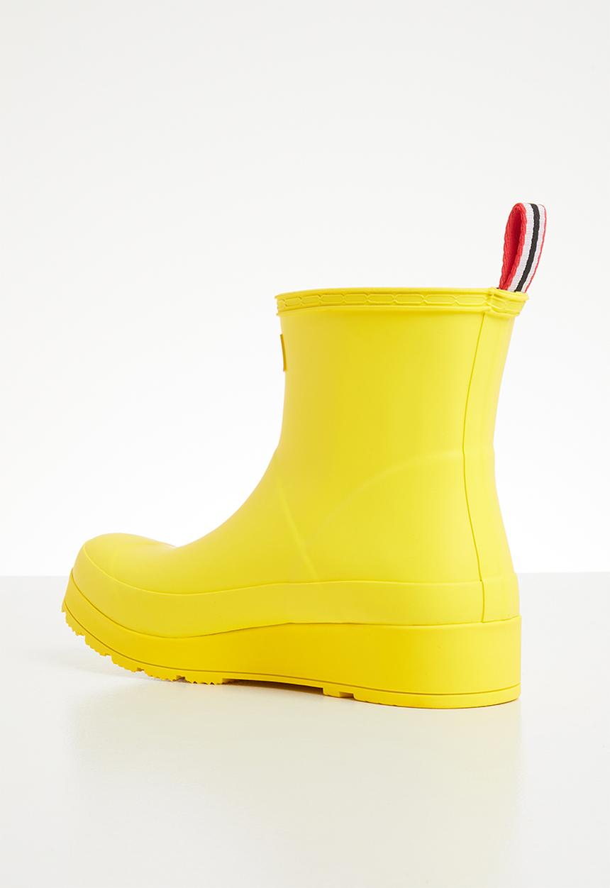 Hunter - Play boot short - yellow