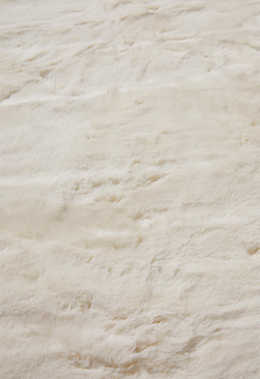 Fotakis - Eli faux fur rug - cream