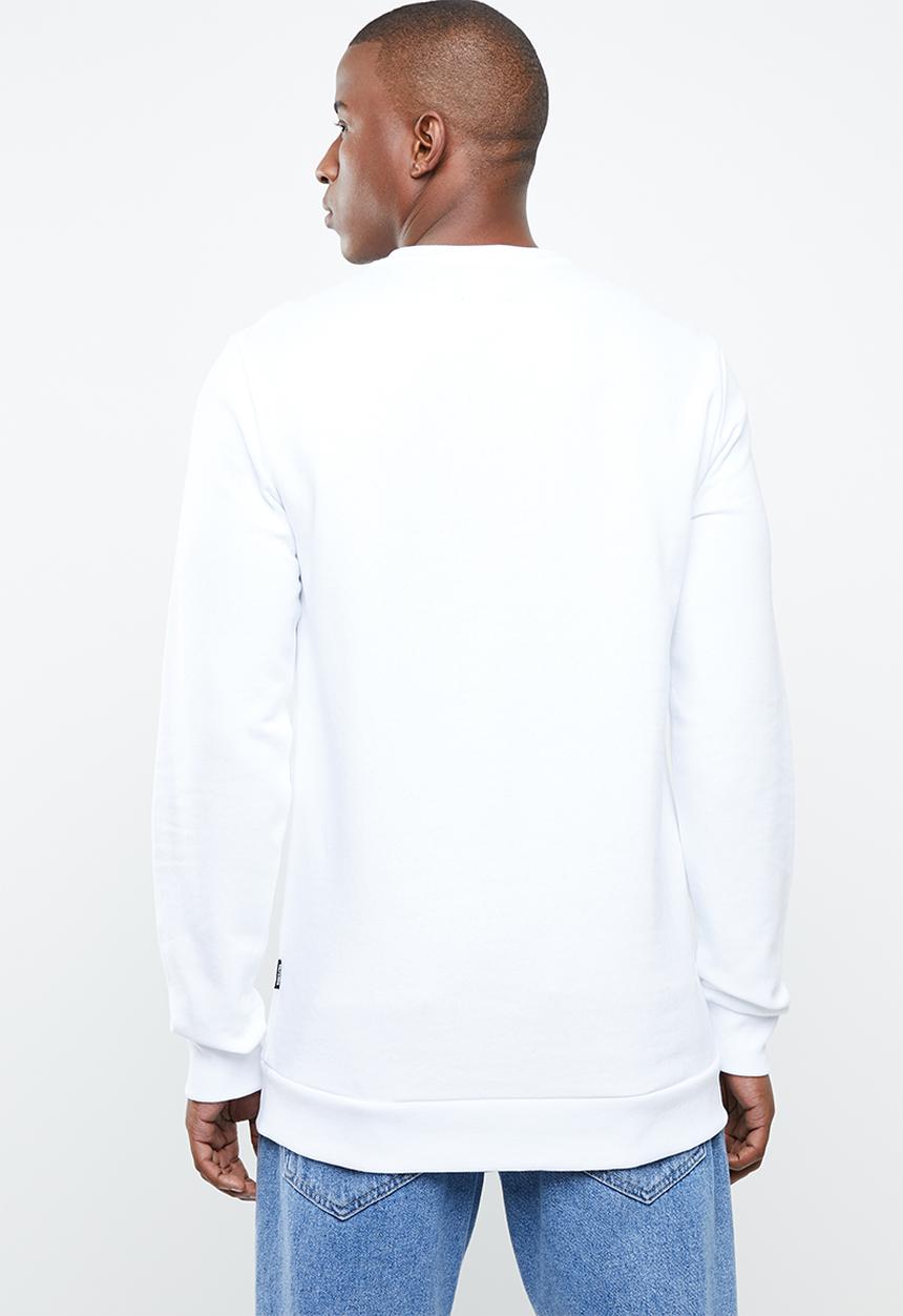 Only & Sons - Stam crew neck sweater - white