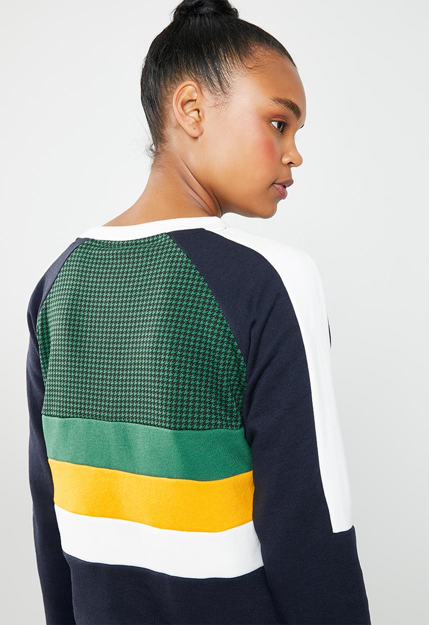 Noisy May - Bryce long sleeve sweat top -multi