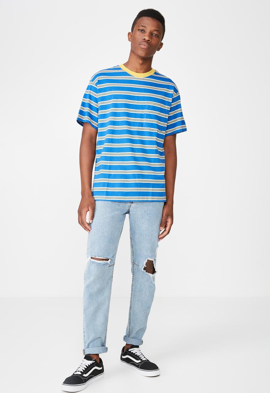 Cotton On - Dylan stripe short sleeve tee - multi 