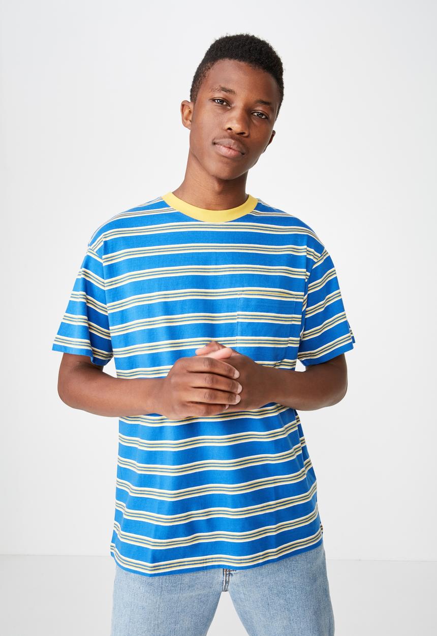 Cotton On - Dylan stripe short sleeve tee - multi 