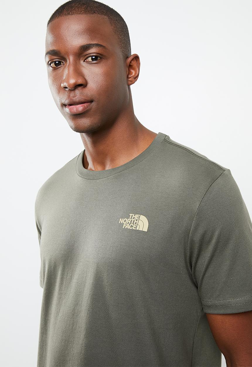 The North Face - Red box tee - green