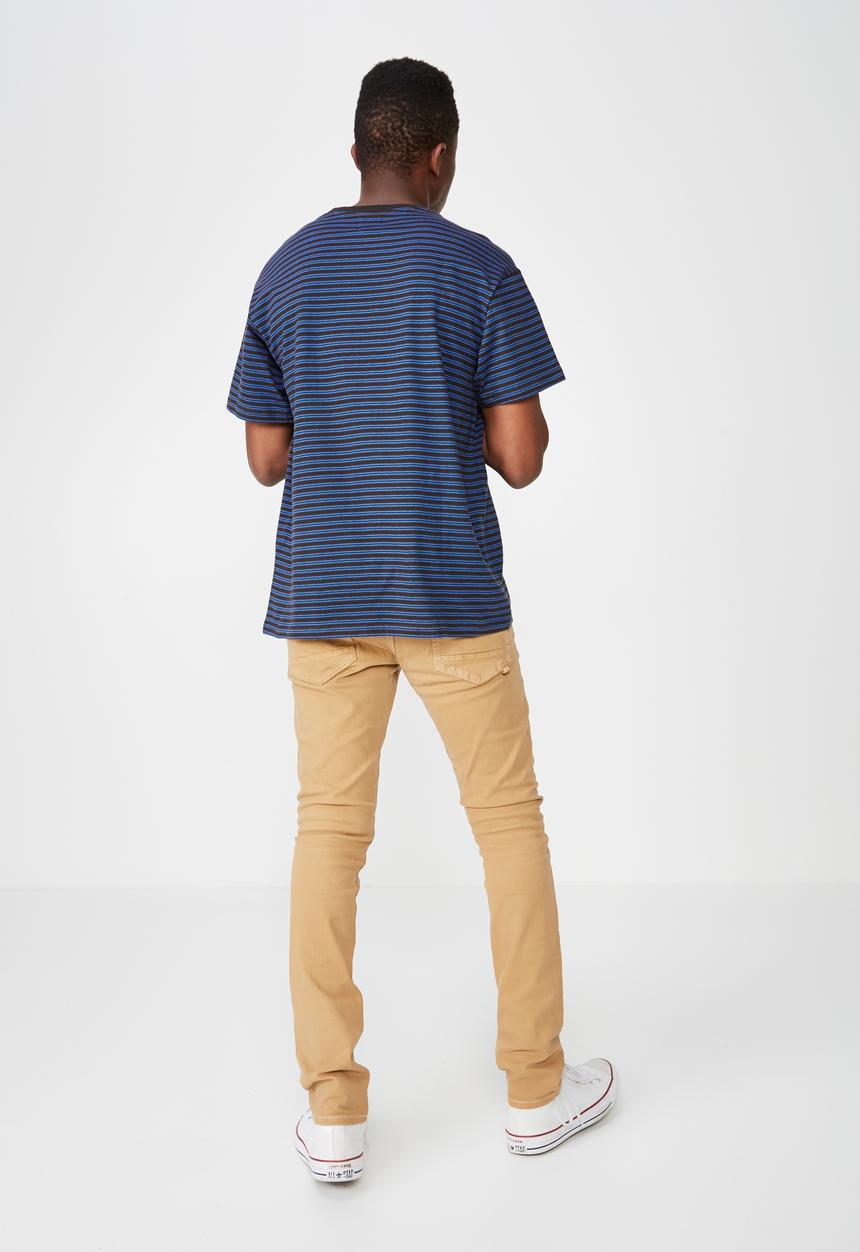 Cotton On - Dylan tee - black & blue 