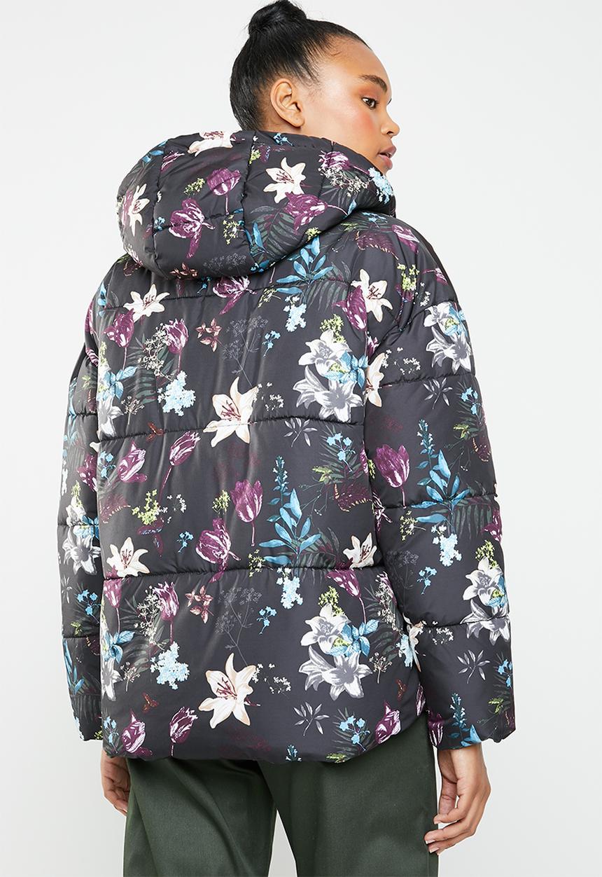 ONLY - Aya printed puffa jacket - multi