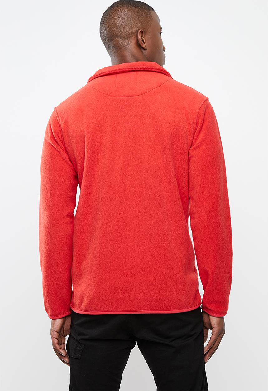 STYLE REPUBLIC - Fleece full zip jacket - red
