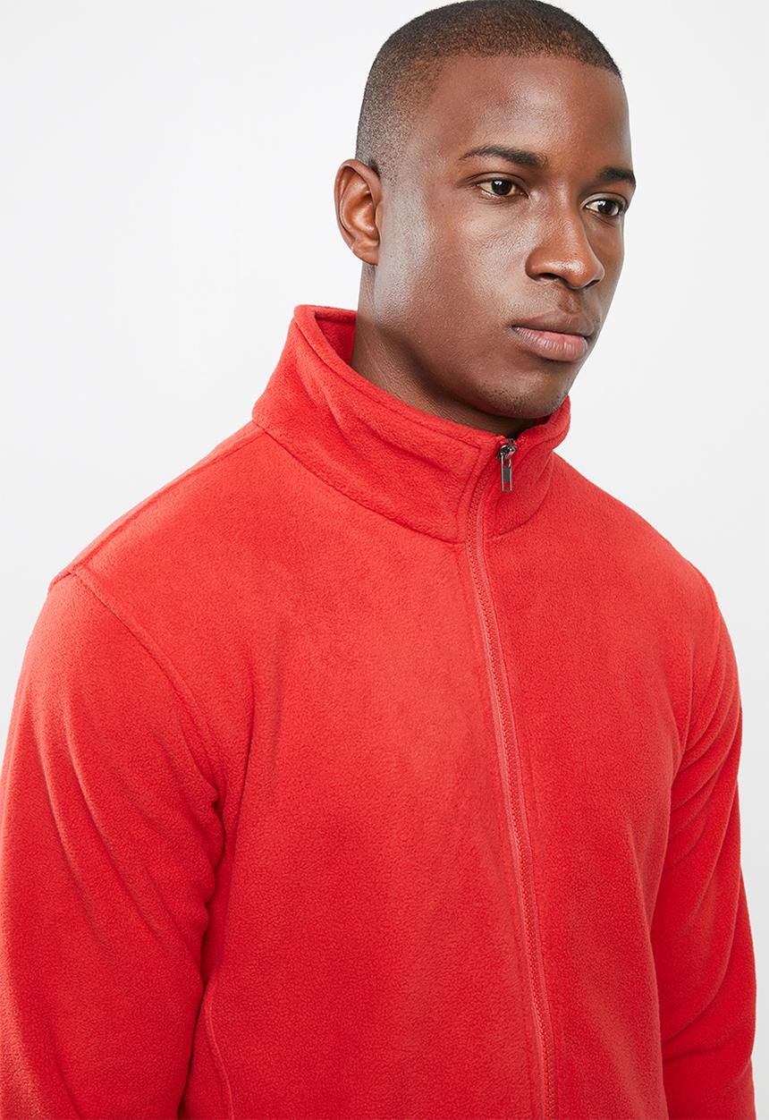 STYLE REPUBLIC - Fleece full zip jacket - red
