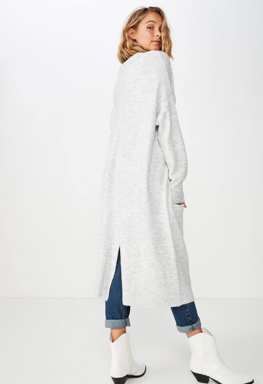 Cotton On - Split back cardi - grey 