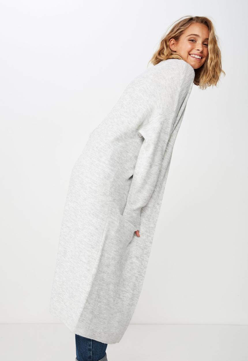 Cotton On - Split back cardi - grey 