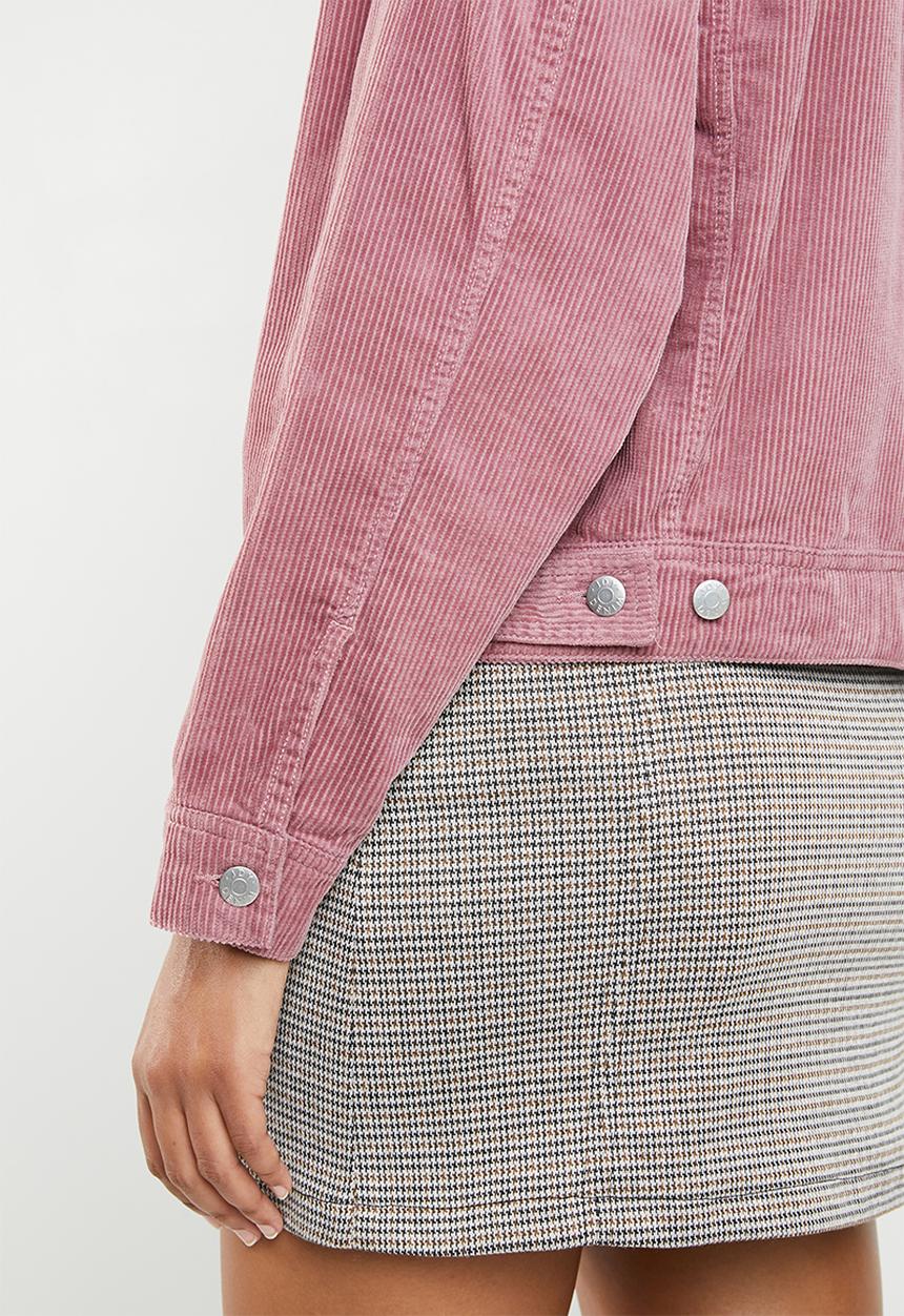 Jacqueline de Yong - Elya oversize corduroy jacket - pink