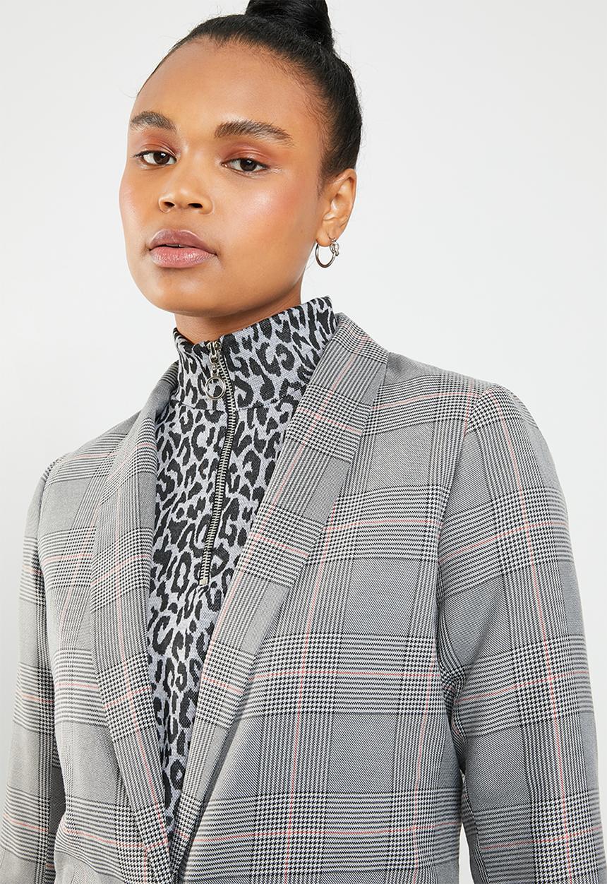 Jacqueline de Yong - Erika blazer - grey 