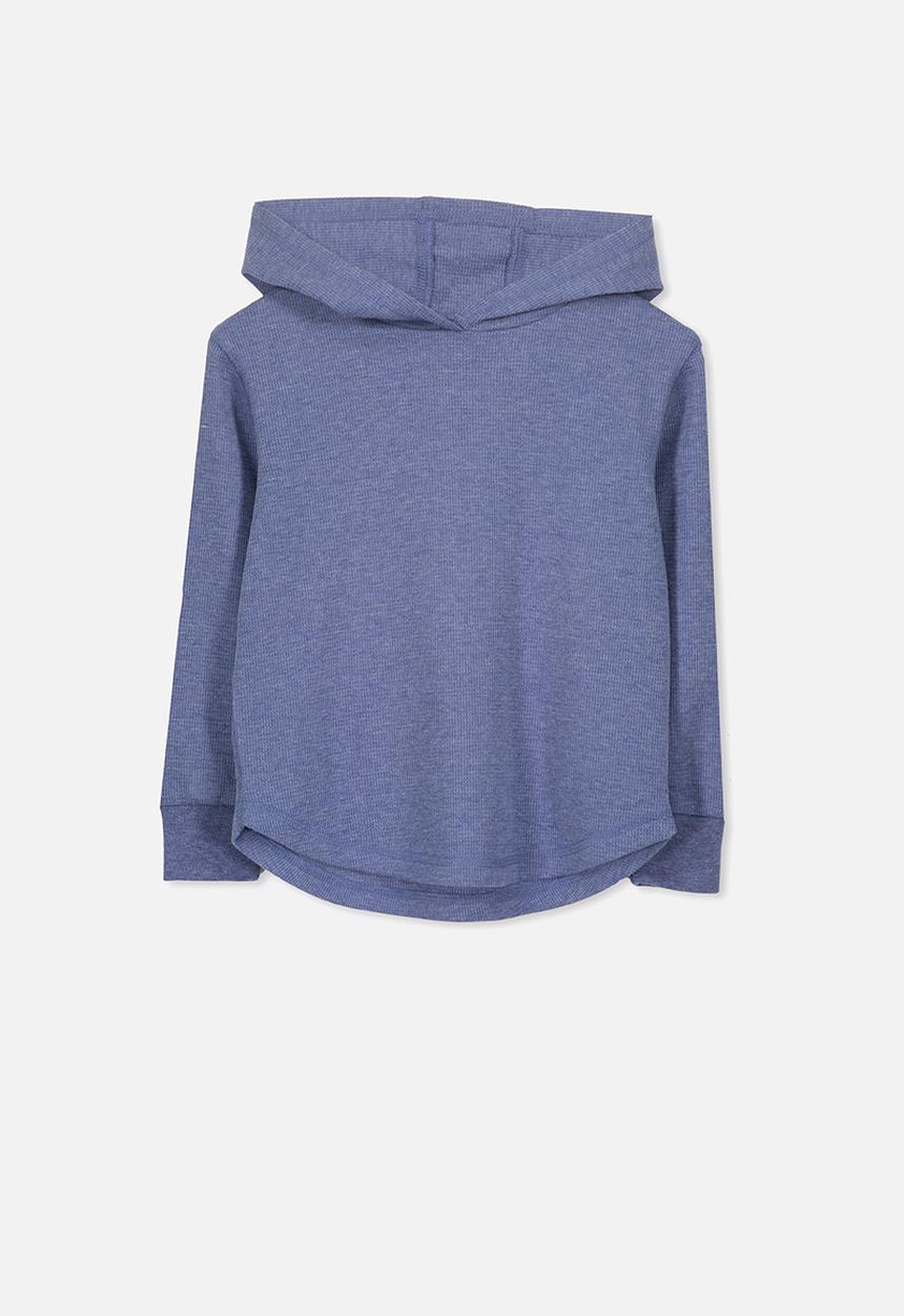 Cotton On - Hayden hooded top - blue