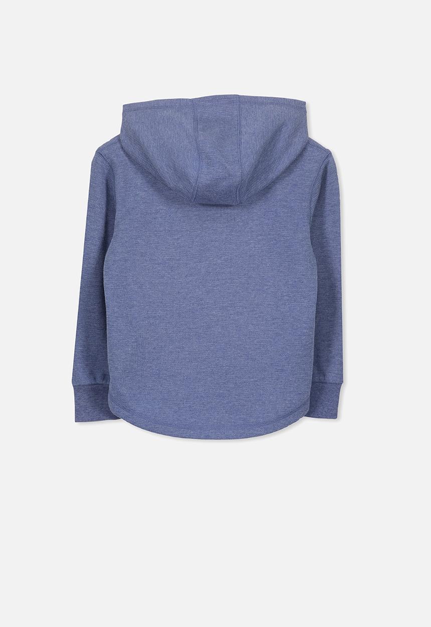 Cotton On - Hayden hooded top - blue