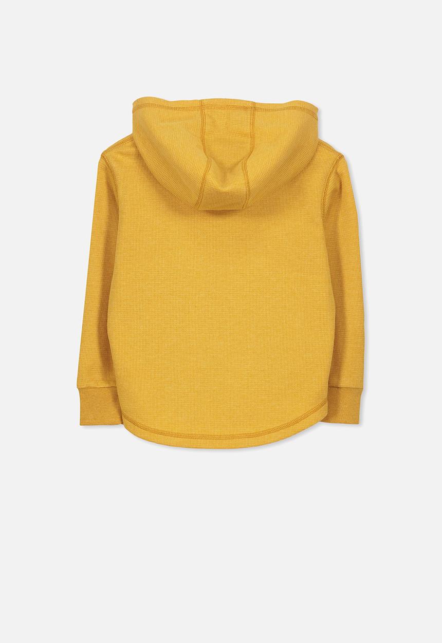 Cotton On - Hayden hooded top - yellow