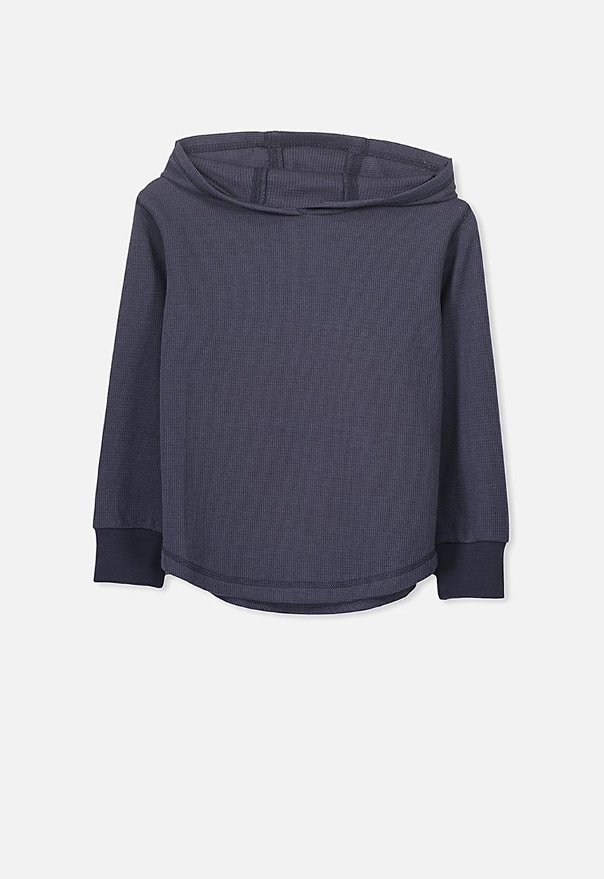 Cotton On - Hayden hooded top - navy